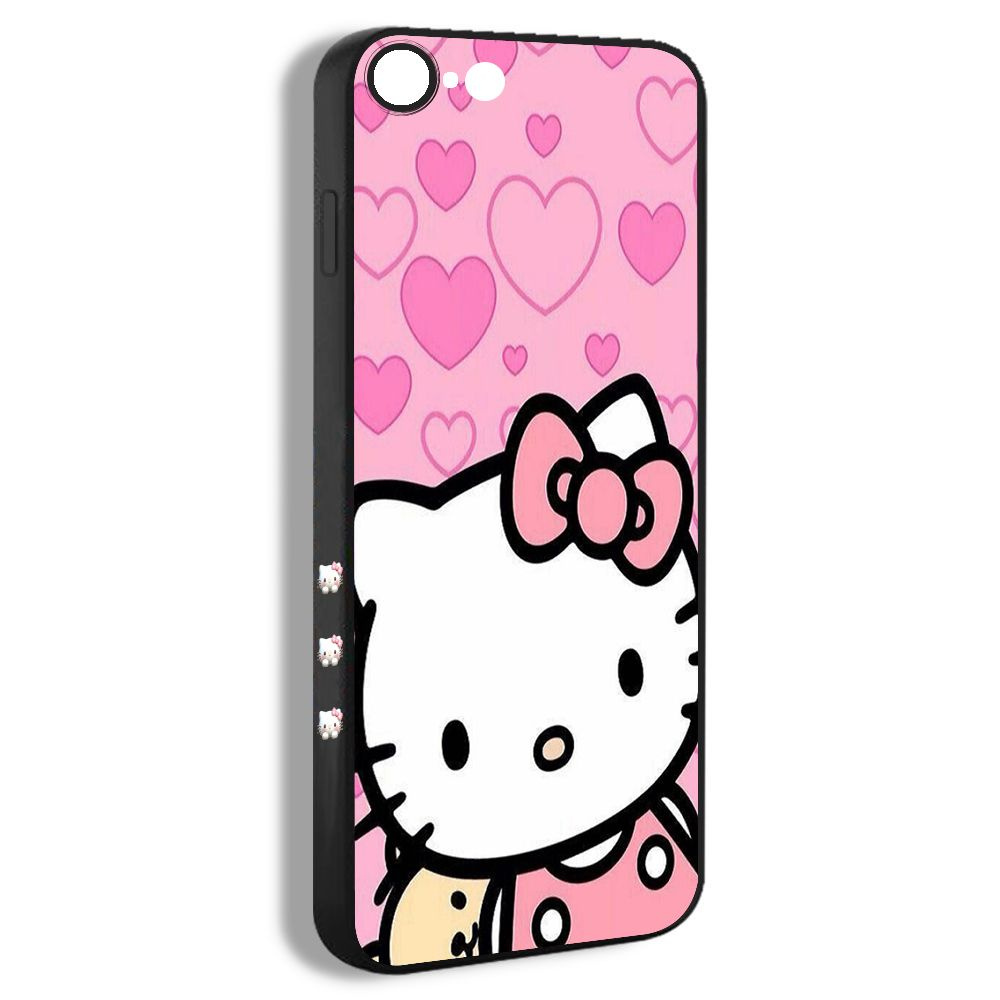 чехол для смартфона Подходит для iPhone 7 Hello Kitty Розовый Рисование  LZA06 - купить с доставкой по выгодным ценам в интернет-магазине OZON  (1266943645)