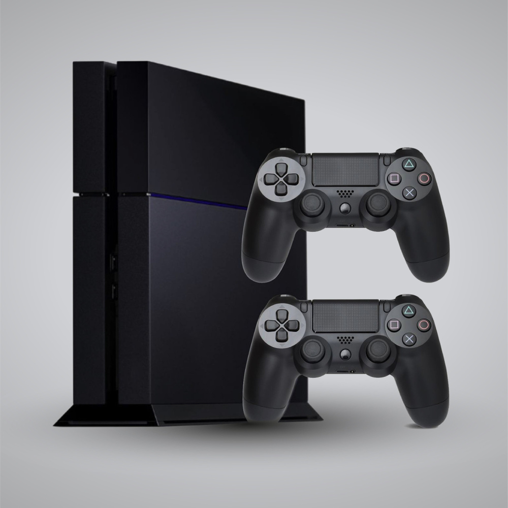 Игровая приставка PS4 Fat (500gb) black / PS4 Fat, 2 геймпада, reseller -  купить с доставкой по выгодным ценам в интернет-магазине OZON (1267615342)