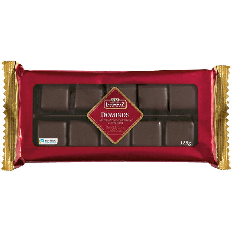 Пряники Lambertz c начинкой из персипана мармелада в шоколаде, 125г ...