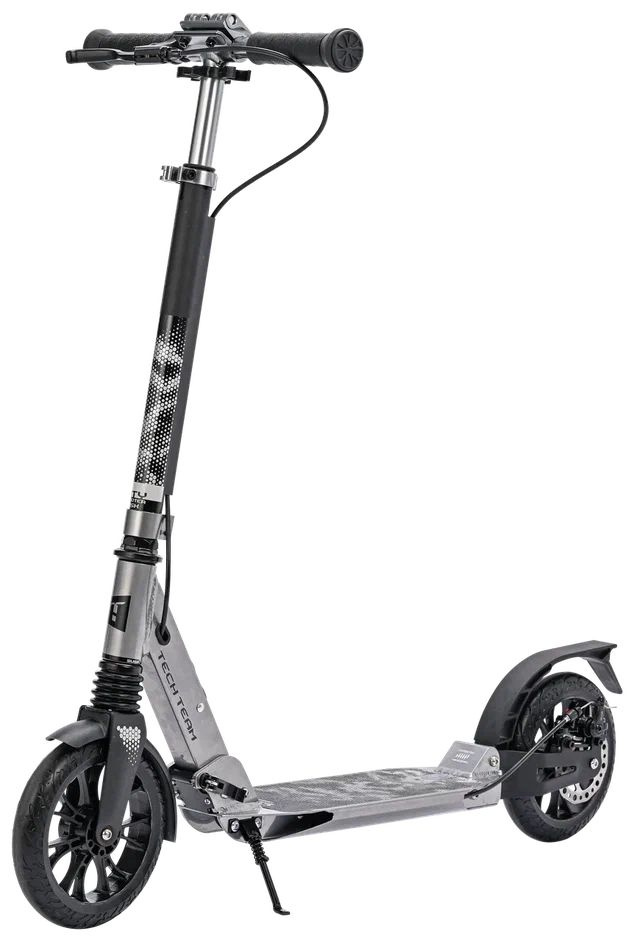 Самокат TechTeam City Scooter Disk Brake (2024) городской, складной, двухколесный, grey  #1