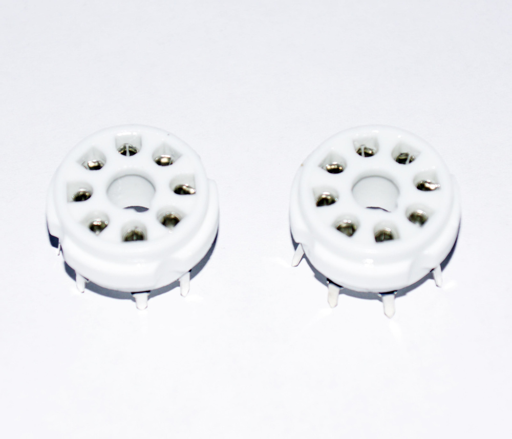 Панель ПЛК-8 для радиоламп под установку на плату (2 шт. комплект ...