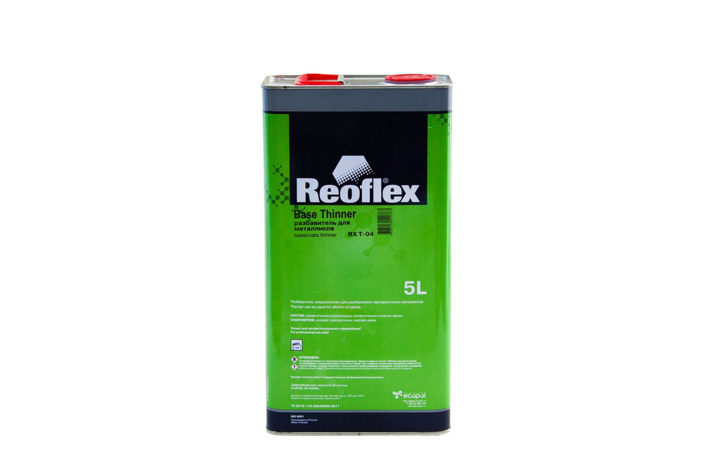 REOFLEX Разбавитель для металликов Base Thinner RX T-04, 5 литров #1