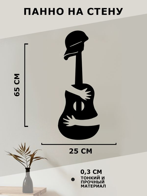 Панно на стену, декор для стен Гитары