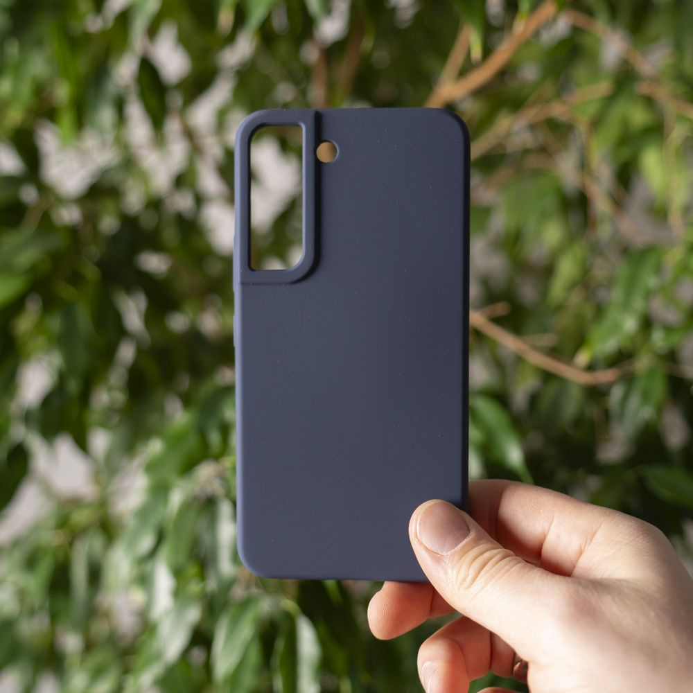 Чехол Liquid Silicone Pro для Samsung Galaxy S22, синий, картон, Deppa ...