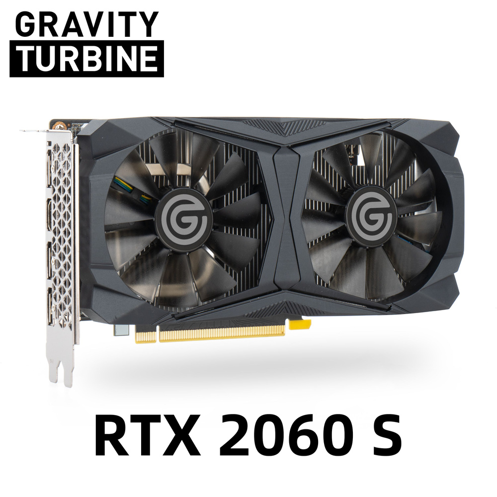 Видеокарта Gravity Turbine GeForce RTX 2060 SUPER, 8 ГБ GDDR6 - купить ...