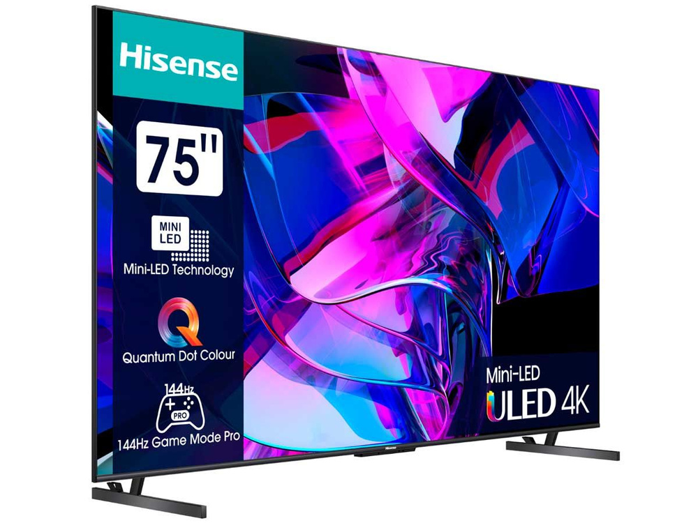 Купить телевизор Hisense 75U7KQ 75" - купить с доставкой по выгодным ...