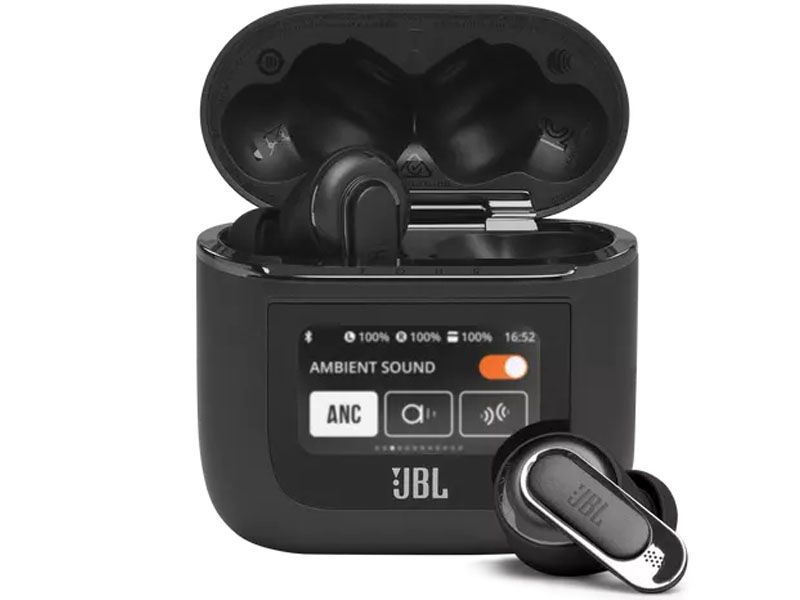 Дисплей JBL Tour Pro 2. Наушники JBL беспроводные. Управление наушников JBL Tour Pro 2. Наушники JBL ТВС управления.