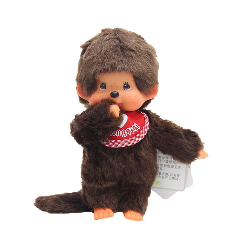 Мягкая игрушка Monchhichi в подарок для девочек и мальчиков, декор для стола, размером 20 см  #1