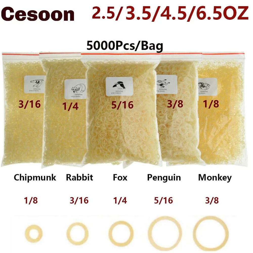 5000 штук, Стоматологические ортодонтические резинки, Эластичные кольца ...