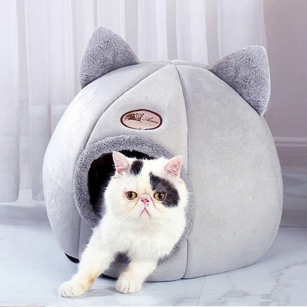 Кошачий домик/Домик для кошки мягкий/Кошачий дом для животных - купить ...