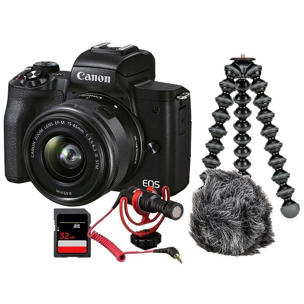 Беззеркальный фотоаппарат Canon EOS M50 Mark II Kit - купить по низкой ...