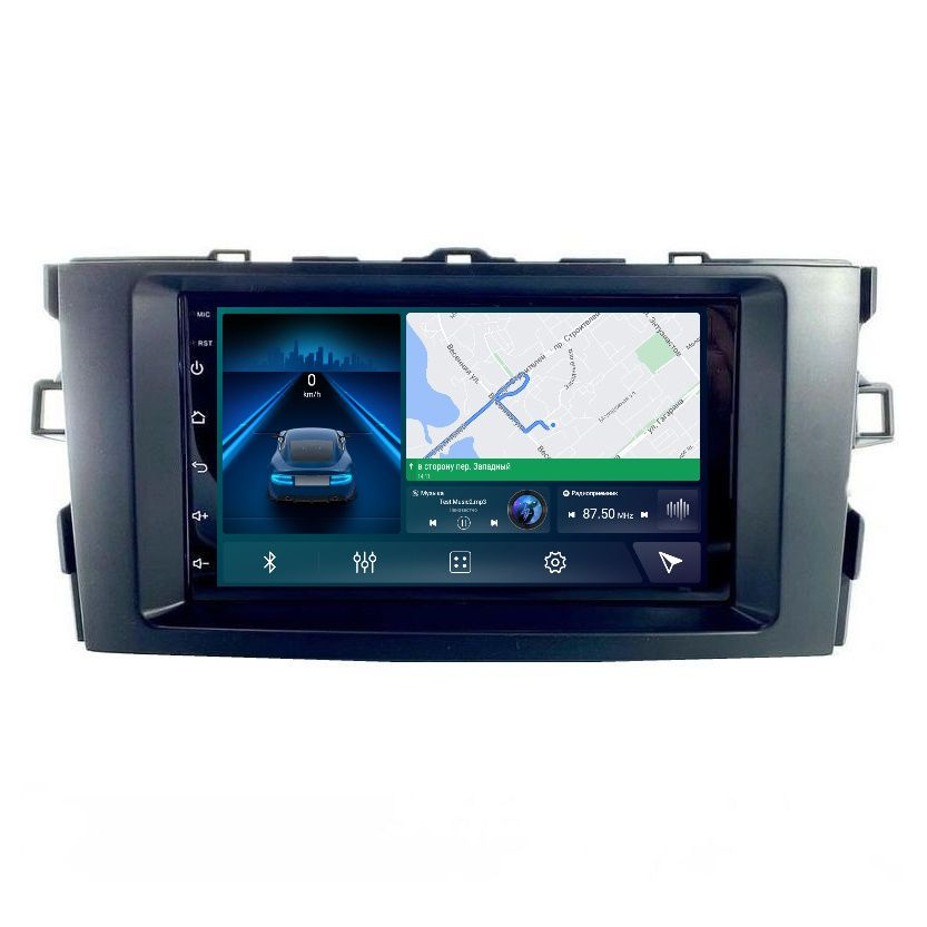 Магнитола CRS-300 Тойота Аурис Toyota Auris 2006-2012 с Android 13, 4/32Gb память, 8 ядерный процессор, #1