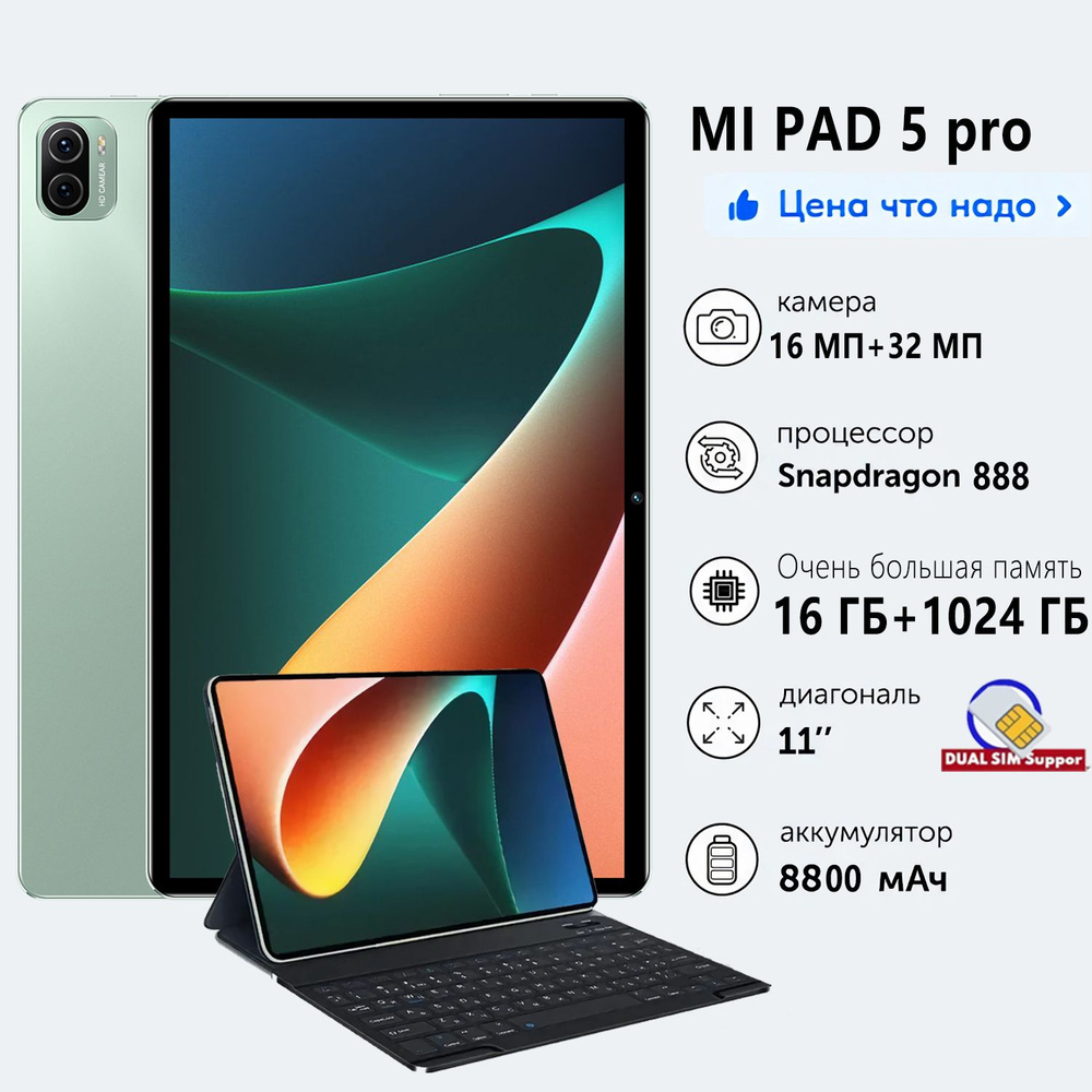 Купить планшет (Red)Mi pad 5 pro 11.9