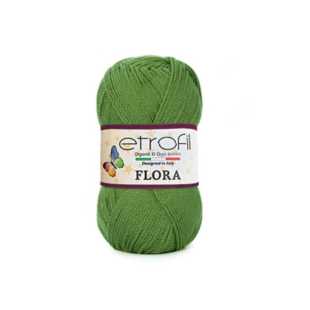 5 мотков Пряжа Etrofil Flora 100% Акрил 100 гр. - 230 м. цвет 70488 #1