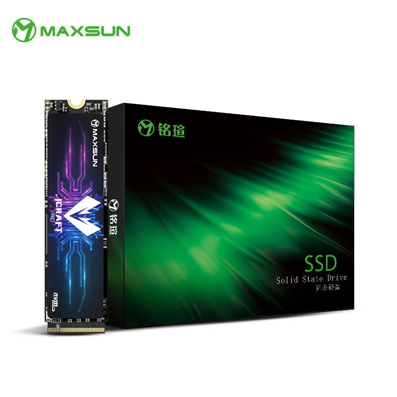 1 ТБ Внутренний SSD-диск MAXSUN Gaming Heart Pro/M.2 NVMe/PCI-E 4.0/TLC ...