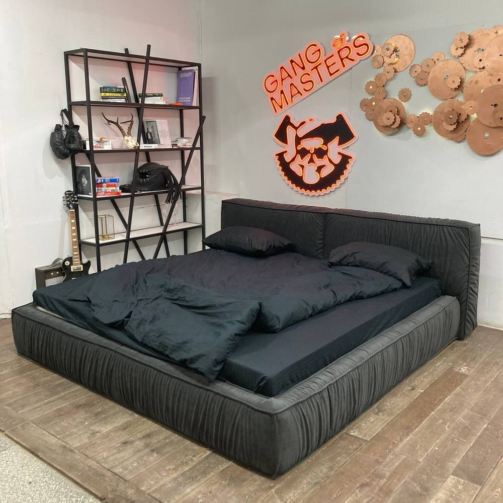 Банда Мастеров Двуспальная кровать, Кровать Онда с подъемным механизмом ...