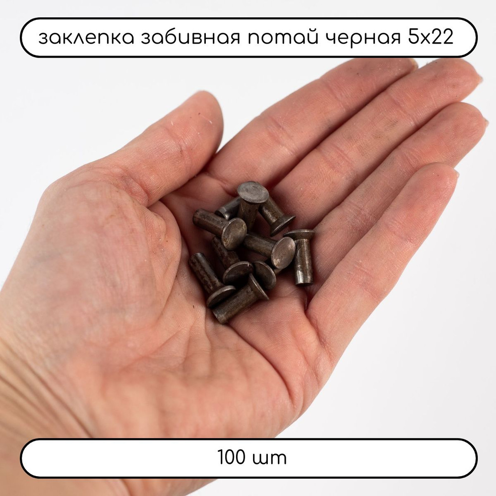 ДомМетиз Заклепка 5 x 22 мм 100 шт. - купить с доставкой по выгодным ...