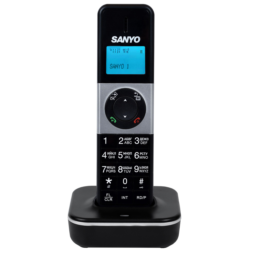 Радиотелефон домашний Телефон DECT Sanyo RA-SD1102RUS - купить с доставкой  по выгодным ценам в интернет-магазине OZON (1388521056)