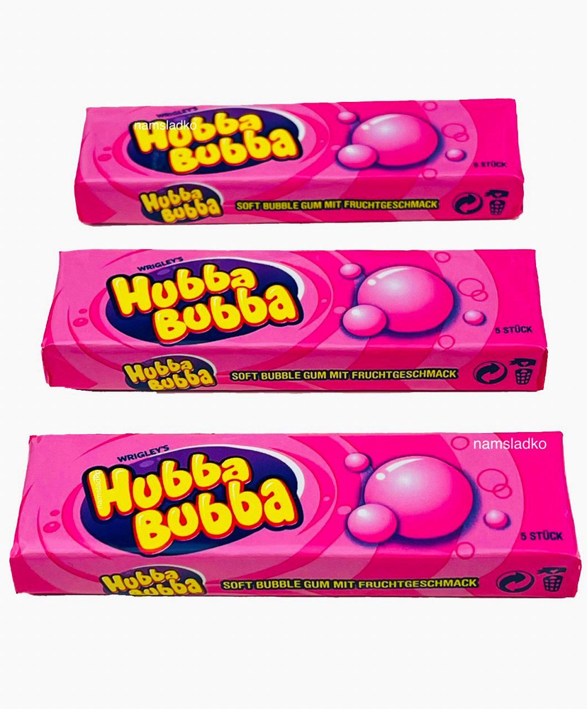 Жевательная резинка Hubba Bubba, Хубба Бубба Fancy Fruit 3 шт * 35 гр  #1