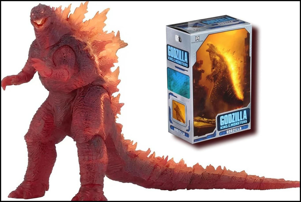 Фигурка Годзилла Король монстров, огненный / Godzilla Red lotus (18см, тех. упак)  #1