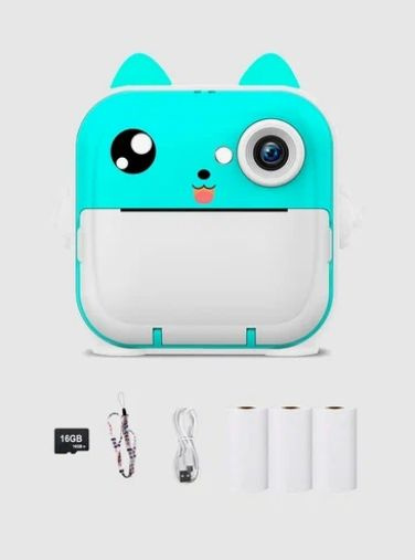 Детский фотоаппарат мгновенной печати / полароид моментальной печати ...