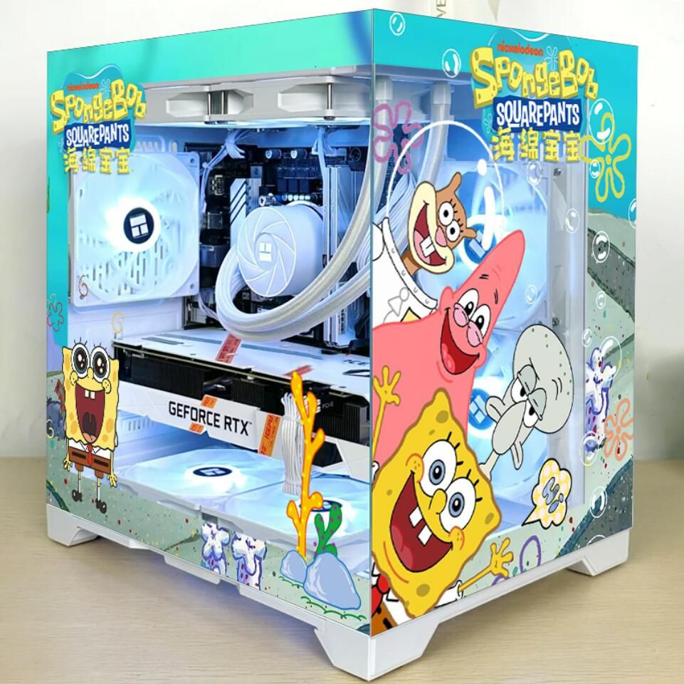 WJCOOLMAN Компьютерный корпус wanplay mini корпус для пк, зеленый ...