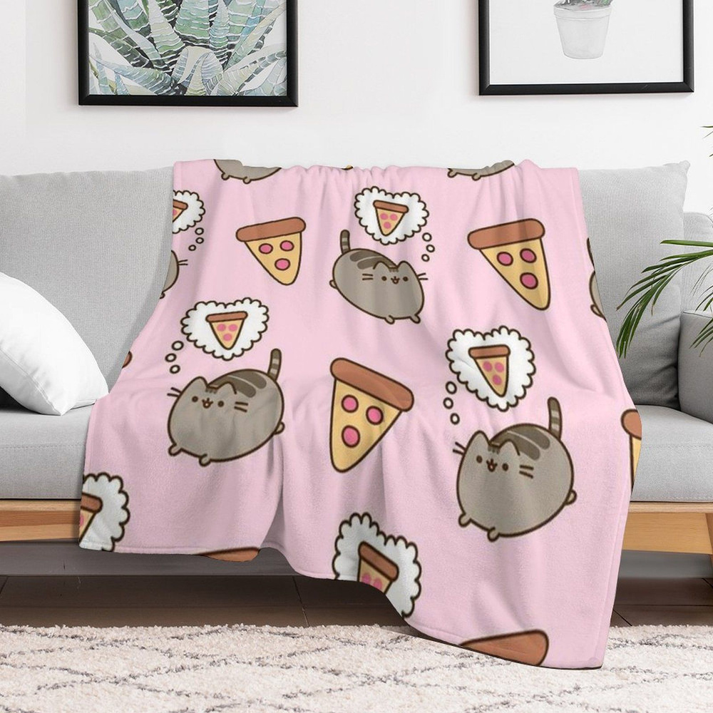 Pusheen Плед , Велсофт, 200х150 см #1