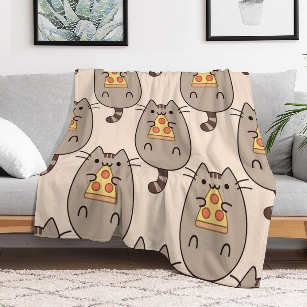 Pusheen Плед , Велсофт, 200х150 см #1