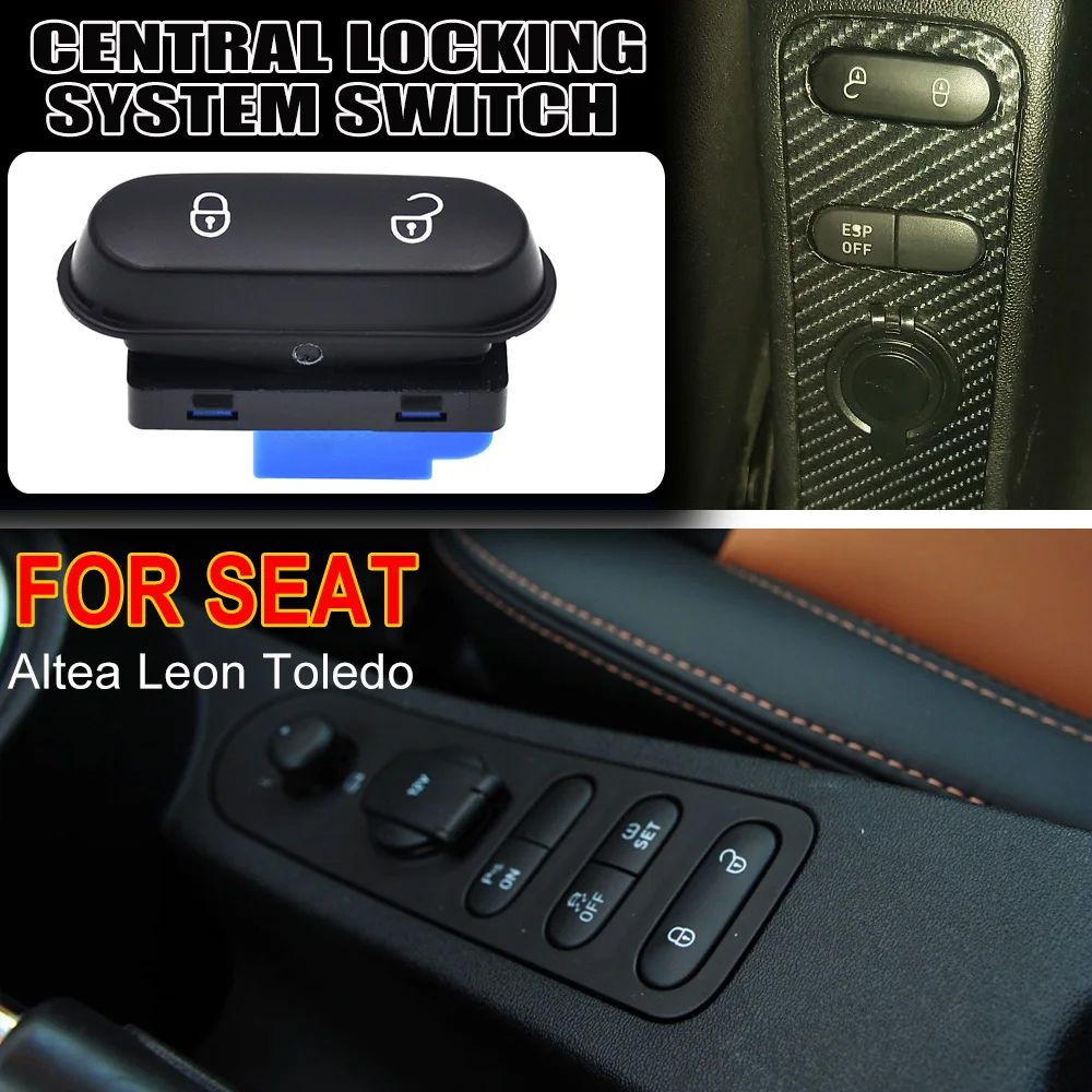 Кнопка выключателя системы центрального запирания дверей для Seat 6 ...