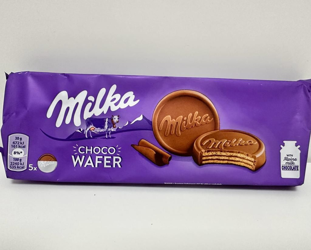 Печенье Milka Choco Wafer, 150 г - купить с доставкой по выгодным ценам ...