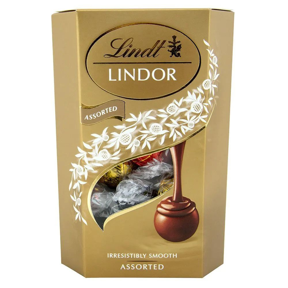 Шоколадные конфеты Lindt Lindor (Линдор) из молочного, белого и темного шоколада с нежной тающей начинкой #1