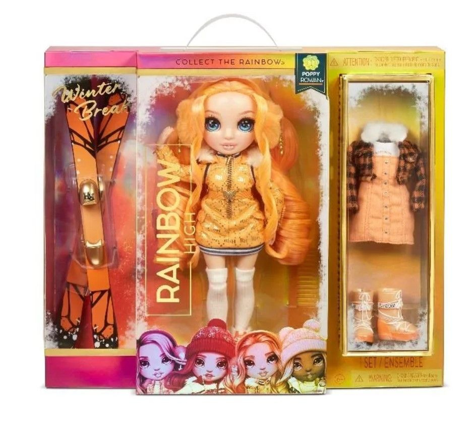 Кукла Winter Break Fashion Doll- Poppy Rowan (Orange) #1