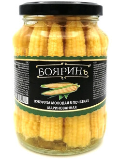 Маринованные початки кукурузы