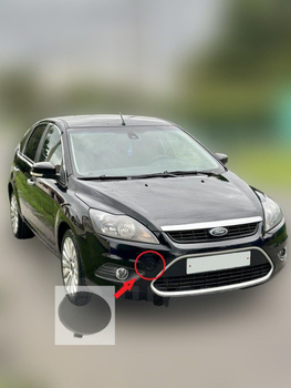 Юбка переднего бампера 1,8 NSP Ford Focus 2 седан дорестайлинг (2004-2008) ()