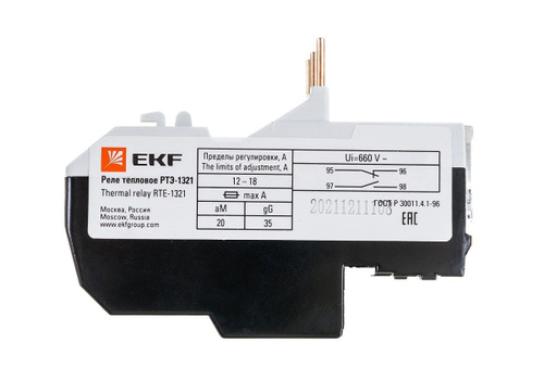 Реле тепловое EKF РТЭ-1321 12-18А - купить по выгодной цене в интернет ...