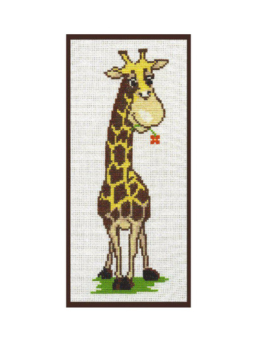 Набор для вышивания крестом 05.002 "Жирафик" 9х25 см #1
