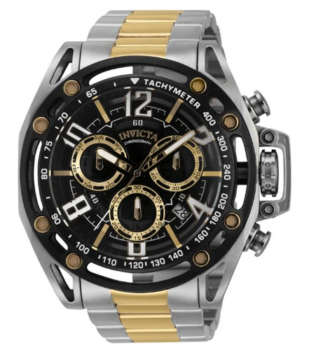 Invicta s1 rally chronograph 2024 black dial men's watch