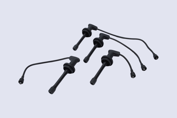 ПРОВОДА ВЫСОКОВОЛЬТНЫЕ SILICONE С НАКОНЕЧНИКАМИ (ДЛЯ ДВ. ЗМЗ 4091)
