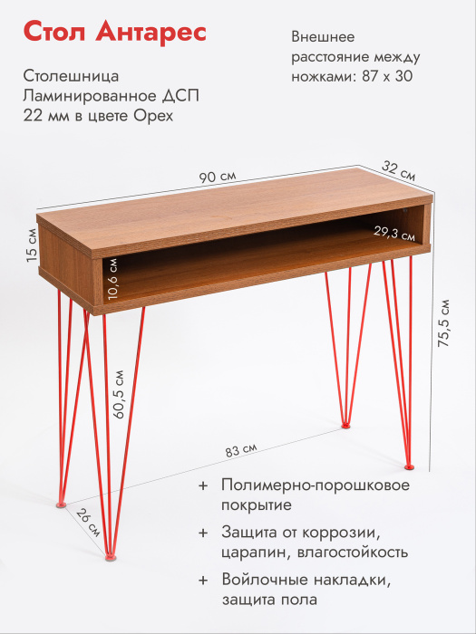 Стол из лдсп на ножках