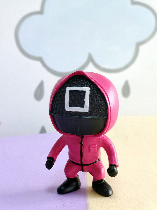 Фигурка из сериала Игра в Кальмара Squid Game 11,5 см Босс / Квадрат ...