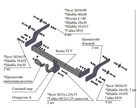 Купить Фаркоп На Рено Логан