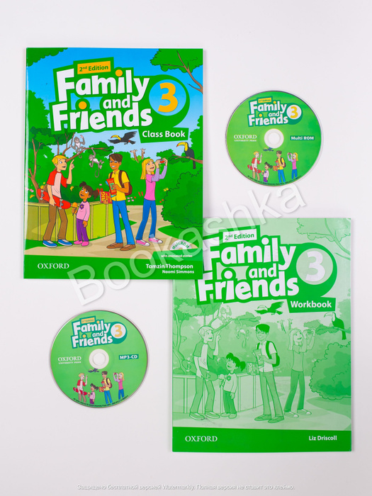 Комплект Family and Friends 3: Class book + Workbook + CD - купить с ...