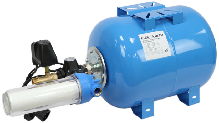Гидроаккумулятор в сборе с автоматикой ETERNA АвтоБак АВ4С-24 (24л, 1 ...