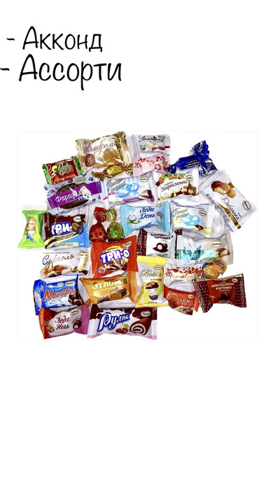 Конфеты Ассорти Акконд Чебоксары - купить с доставкой по выгодным ценам ...
