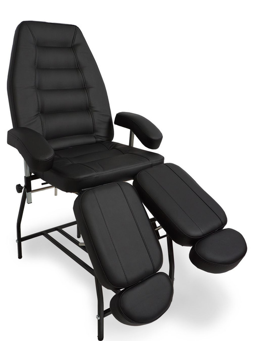 Педикюрное кресло кушетка Cosmotec Сириус, черное - купить с доставкой ...