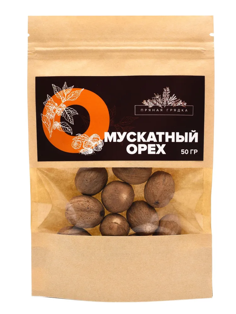 Мускатный Орех целый Индонезия, 50 гр., 50 г