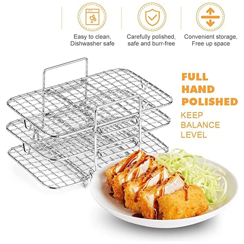 Для стойки дегидратора из нержавеющей стали Ninja Dual Air Fryer MyPads, вариант, фото 2