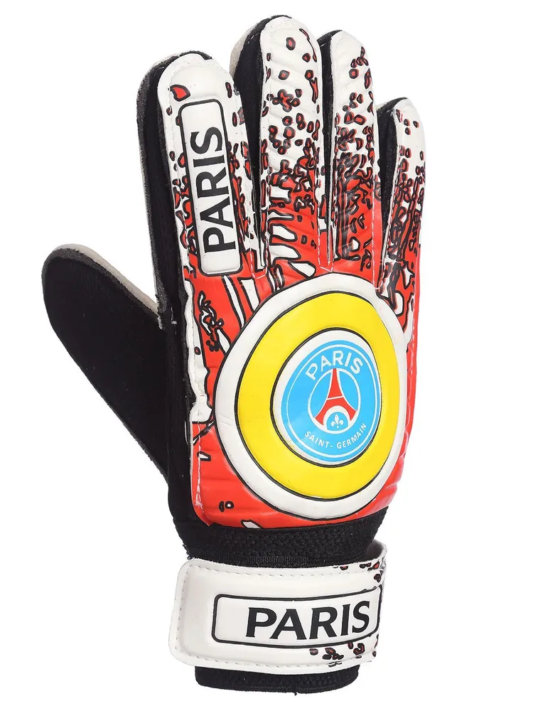 Вратарские перчатки футбольные детские подростковые ПСЖ Paris Saint-Germain, вариант, фото 3