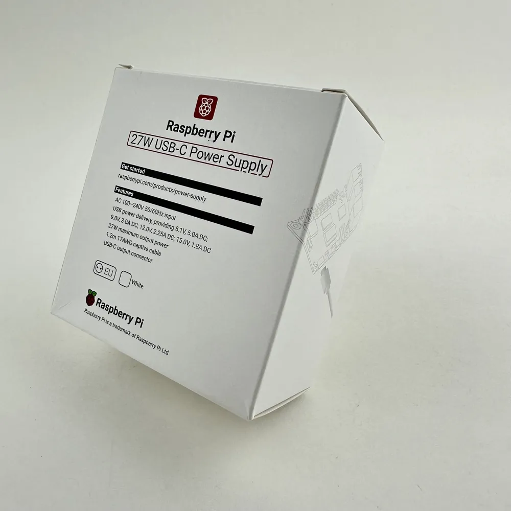 Блок питания для Raspberry Pi 5 (27w) - официальный белый цвет, 27 Вт, фото 6