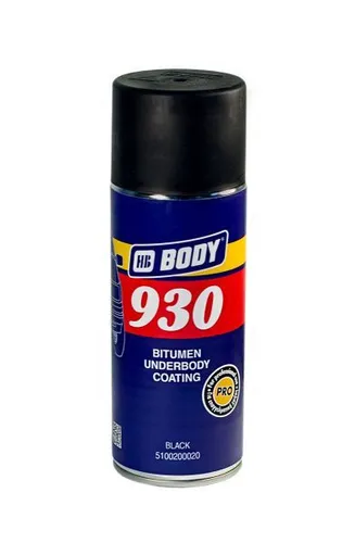 Антикор аэрозоль черный (BODY 930) BITUMEN 400мл